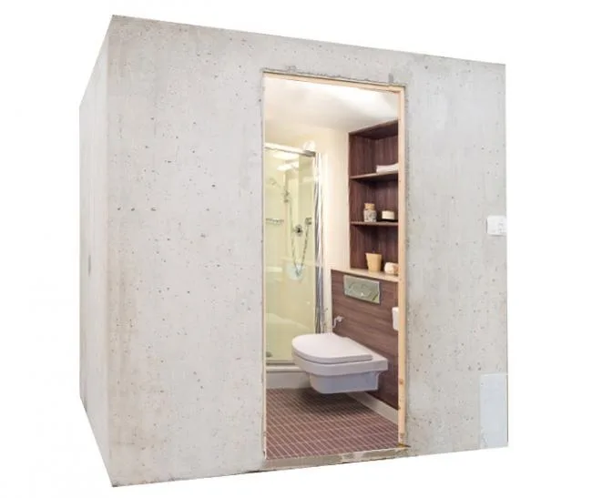 Prefabricated research | Integrated bathroom