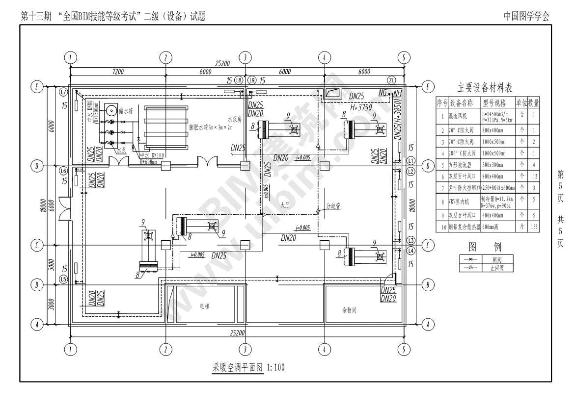 The 13th National BIM Skill Level Examination Level 2 Equipment Professional Test Questions Download