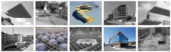 Prefabricated research | Plastic ball floor slab