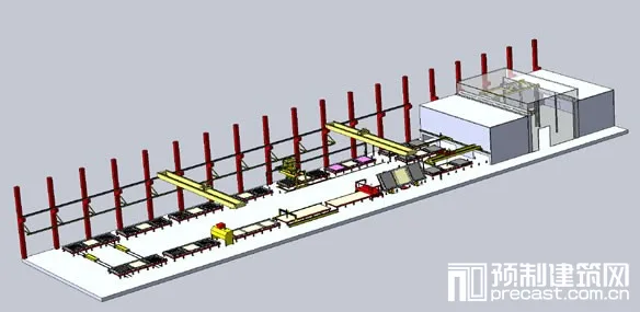 Prefabricated research | Automated production line for prefabricated parts