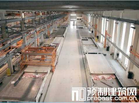 Prefabricated research | Fixed production line for prefabricated building components