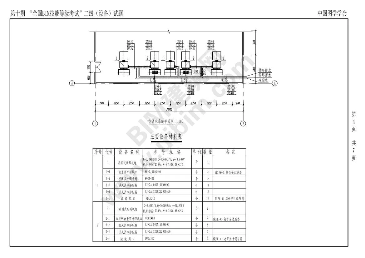 The 10th National BIM Skill Level Examination Level 2 Equipment Professional Test Questions Download