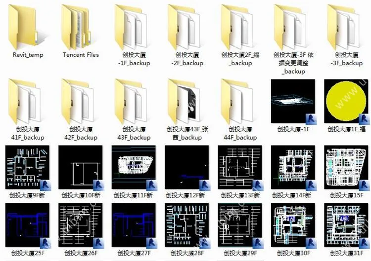Full professional information on BIM models for super high-rise office buildings, reinforced concrete structures+steel structures+curved curtain walls, Revit models for building structures, HVAC, electrical, plumbing, mechanical and electrical equipment, MEP