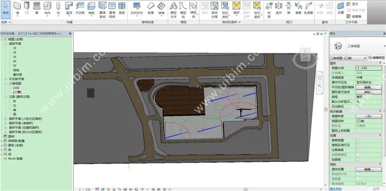 BIM Data | Revit Model - Construction Site Deployment BIM Model