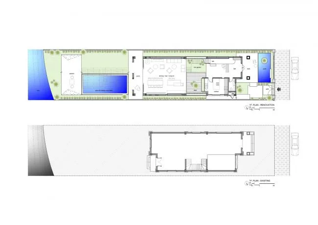 BIM architecture | Creating an indoor courtyard under arched windows and corridors: Vietnam AD8 Villa/Nemo Studio