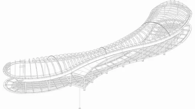 BIM Architecture | Suspended "Cloud": Mount Taishan Jiunvfeng Study/gad · line+studio