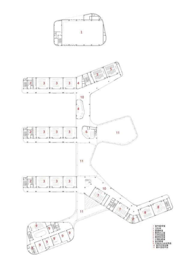 BIM Architecture | Floating Stereoscopic Campus - Zhejiang University School of Education Affiliated Middle School/Zhejiang University Architectural Design and Research Institute Co., Ltd