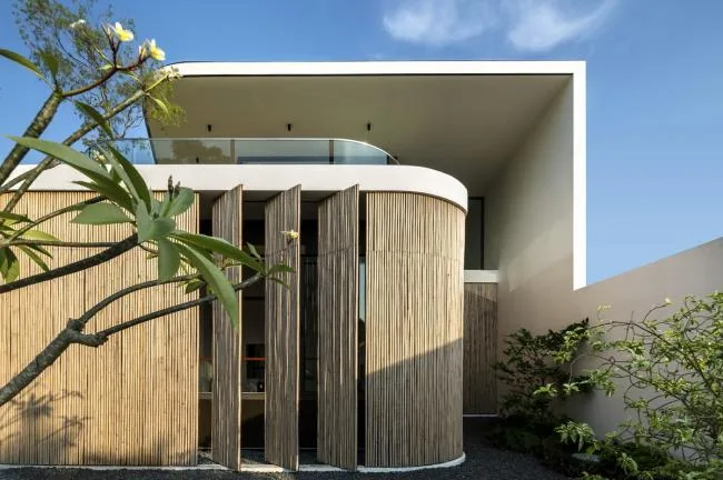 BIM Architecture | Modern Home in the Tropics: "Bamboo Curtain" Residence