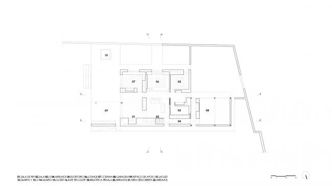 BIM Architecture | First Floor Plan: NVC Residential/Salworks in Portugal