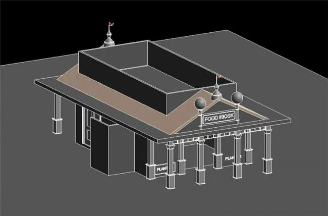 BIM Data | Revit Model - Shanghai Disney Food Store