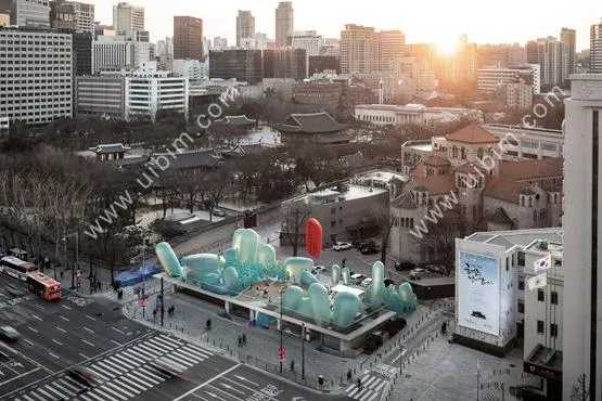BIM Architecture | SKNYPL Designs Inflatable Roof Garden for Seoul