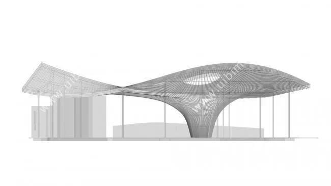BIM Architecture | Gentle Mountain Wind Blows by: Tea Pavilion in Wulong Guiyuan Town/Weitu Design Agency