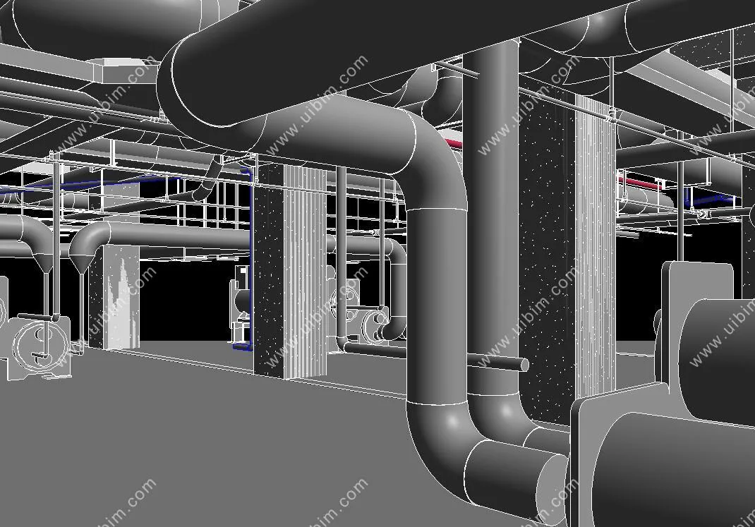 Complete set of BIM project model materials for data center communication building, Revit building structure HVAC electrical plumbing MEP, including exported Navisworks models