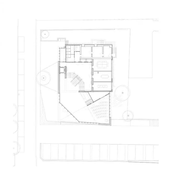 BIM architecture | Diagonal construction of lightweight 'wings': Swiss New Apostolic Church/Localized Architecture