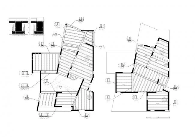 BIM Architecture | Scattered Landscape Windows Outline Mountains and Wilderness Landscape Paintings: MM Residential/Salv à Ort í n Arquitectes