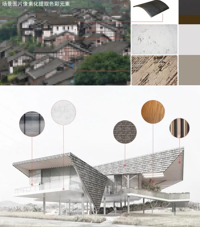 BIM Architecture | Dayi Agricultural Science Base Exhibition Center/Chengdu Tianhua Southwest Architectural Design Co., Ltd. (Hangzhou XXL Design Team)