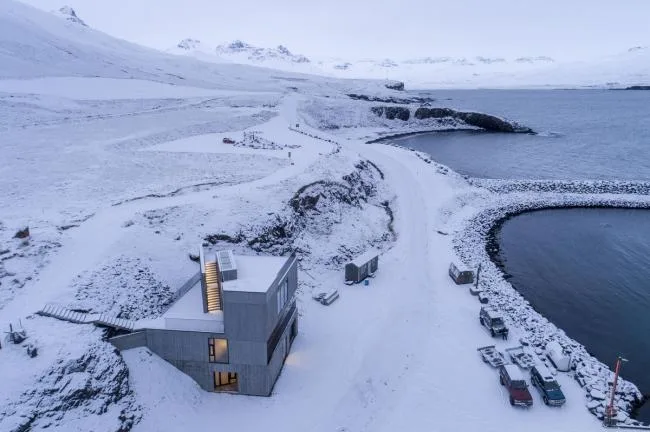 BIM Architecture | The Giant Stone Guarding the Fjord: East Borgafjord Visitor Center/Andersen& Sigurdsson Architects