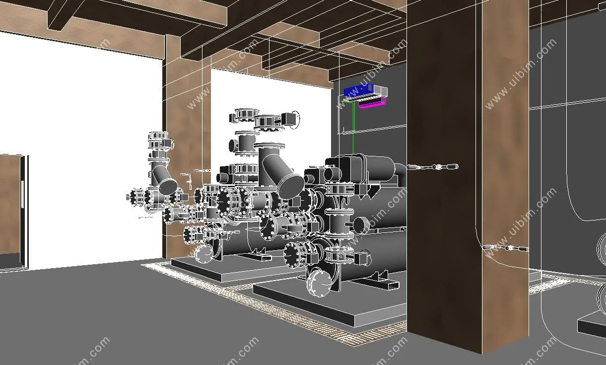Comprehensive BIM Model Package for High-Rise Data Center: Revit Structure, HVAC, Electrical, Plumbing, and Navisworks Integration