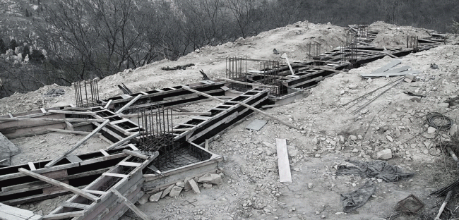 BIM Architecture | Suspended "Cloud": Mount Taishan Jiunvfeng Study/gad · line+studio