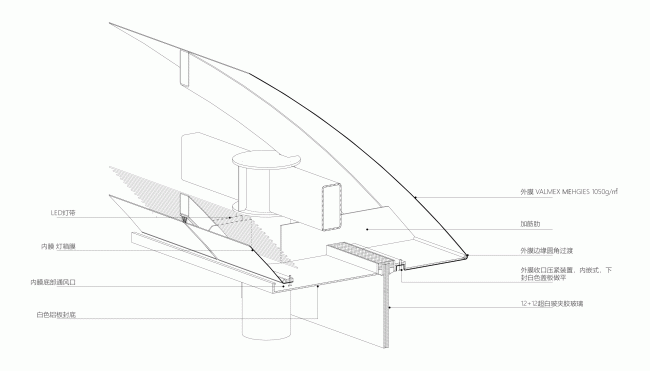 BIM Architecture | Suspended "Cloud": Mount Taishan Jiunvfeng Study/gad · line+studio