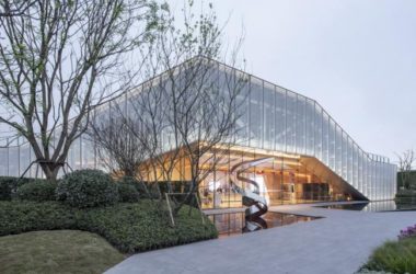 BIM Architecture: Chongqing Yuelai Community Center by NAN Architects – Elegant Curves and Fluid Lightness-BIM WORLD