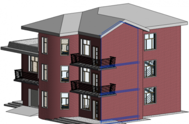 BIM Data and Revit Model of a Three-Story Villa-BIM WORLD