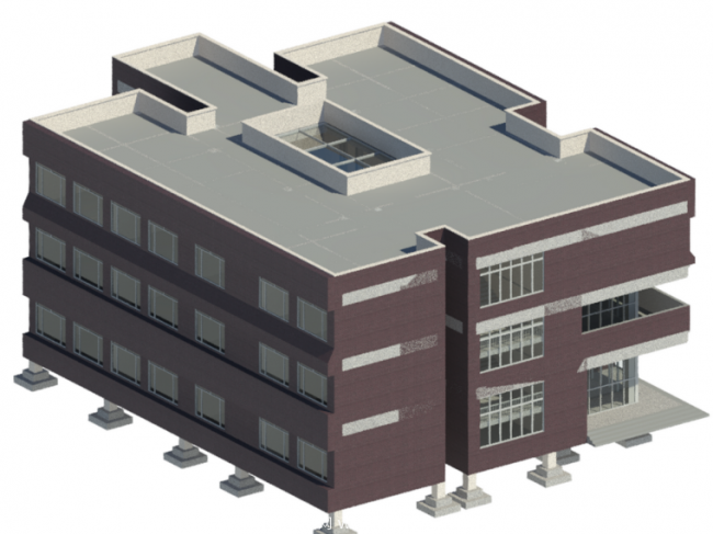 BIM Data and Revit Model for Teaching Building Design