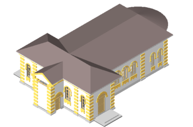 BIM Data and Revit Model for Church Design-BIM WORLD