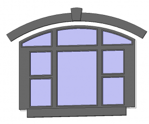 BIM Data: Curved European Window Revit Family Library (.rfa)-BIM WORLD