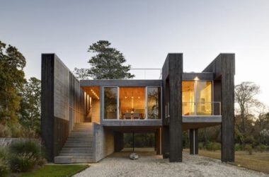 BIM Architecture: Elevated Spaces Shaped by Tall Pile Foundations at Northwest Port Residence by Bates Masi Architects-BIM WORLD