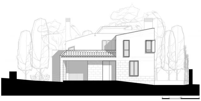 BIM Architecture | Scattered Landscape Windows Outline Mountains and Wilderness Landscape Paintings: MM Residential/Salv à Ort í n Arquitectes