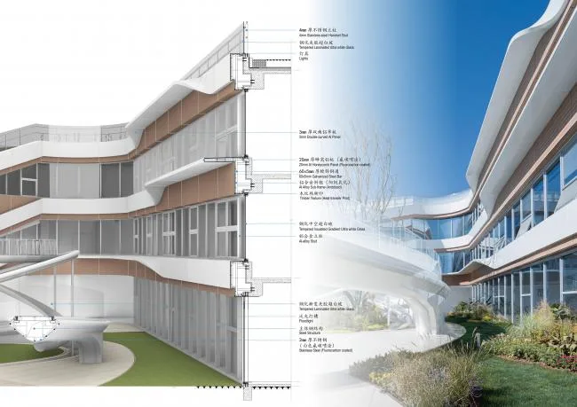 BIM Architecture | Three Dimensional Flowing Garden - Xuhui Doughnut Kindergarten/Tianhua Architecture Creation Studio