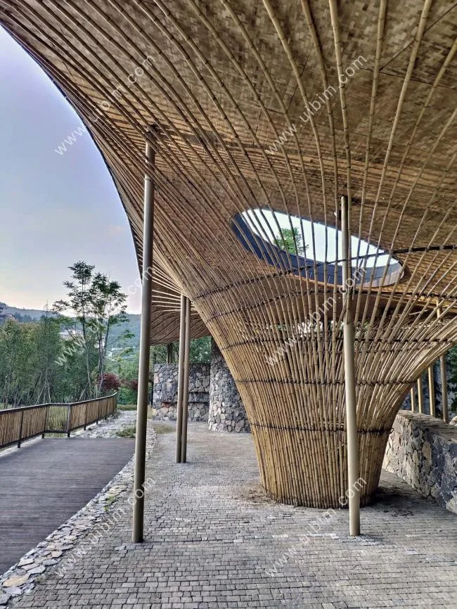 BIM Architecture | Gentle Mountain Wind Blows by: Tea Pavilion in Wulong Guiyuan Town/Weitu Design Agency