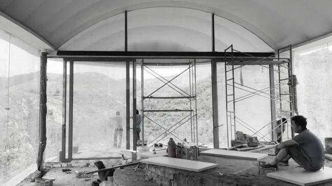 BIM Architecture | Suspended "Cloud": Mount Taishan Jiunvfeng Study/gad · line+studio