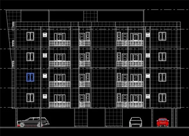 BIM Data | Revit Model - Four story Apartment Model