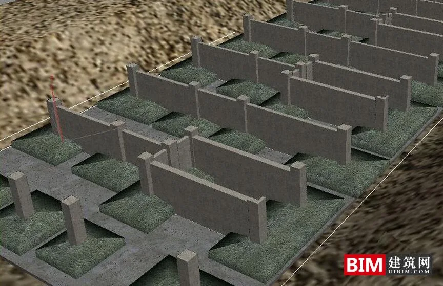 BIM Data | Revit Model - Residential Project Construction Site Simulation BIM Model