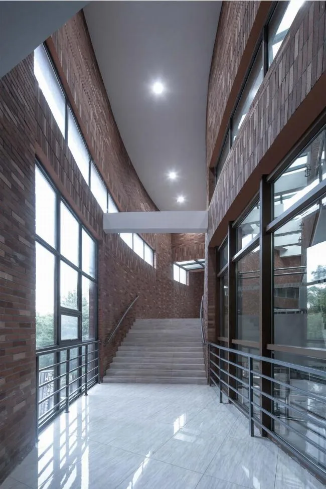 BIM Architecture | Steady and Introverted Red Brick Sculpture with Classical Beauty: Huangshi City Art Museum/Central South Architectural Design Institute