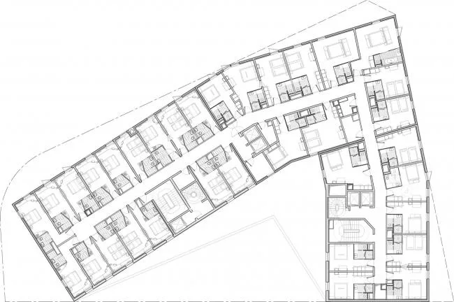 BIM Architecture | Elegant and Holy Like a Pure White Lace Skirt: Montigny Hotel Complex/Manuelle Gautrand Architecture