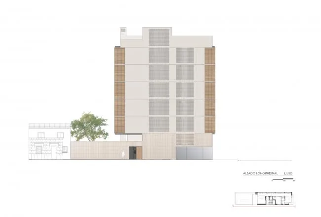 BIM Architecture | Light and Shadow Circulation Brings Warm Texture - Four Friends Apartment in Spain