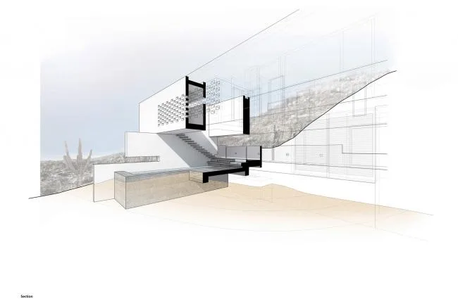 BIM Architecture | Sakatkas Villa 4 on Desert Volcanic Ridge/Campos Leckie Studio