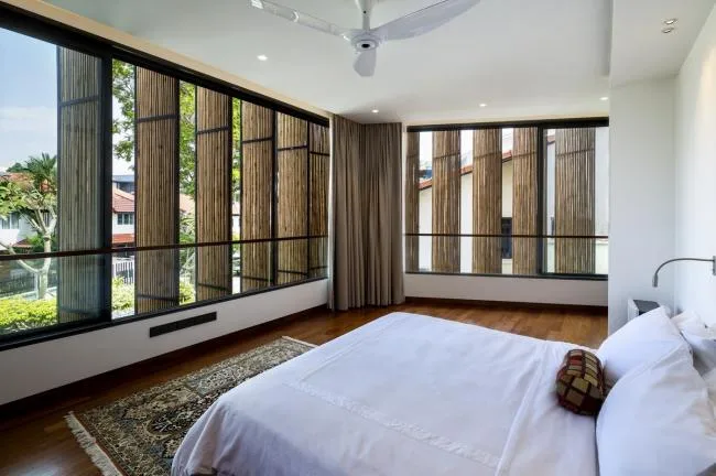BIM Architecture | Modern Home in the Tropics: "Bamboo Curtain" Residence