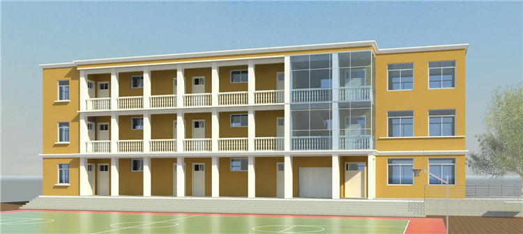 BIM Data and Revit Model of a Three-Story Building