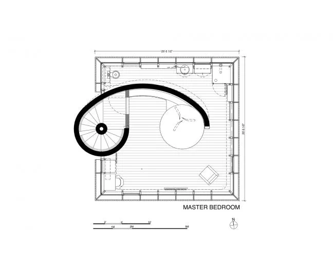 BIM Architecture | Geometric Freehand Concrete Sculpture: Solar Trajectory Residence/Christian Wassmann
