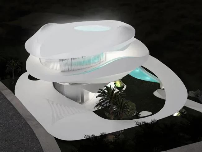 BIM Architecture | Gentle Spiral of Organic Curves: Athens' 'Bessonami' Residence/314 Architecture Studio