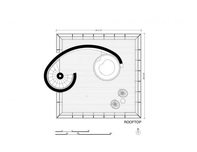 BIM Architecture | Geometric Freehand Concrete Sculpture: Solar Trajectory Residence/Christian Wassmann