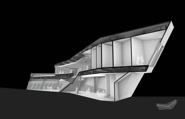 BIM Architecture | Misalignment and Twisting, Dynamic Tilt: China Lamborghini Exhibition Center/Puma Architectural Design Firm
