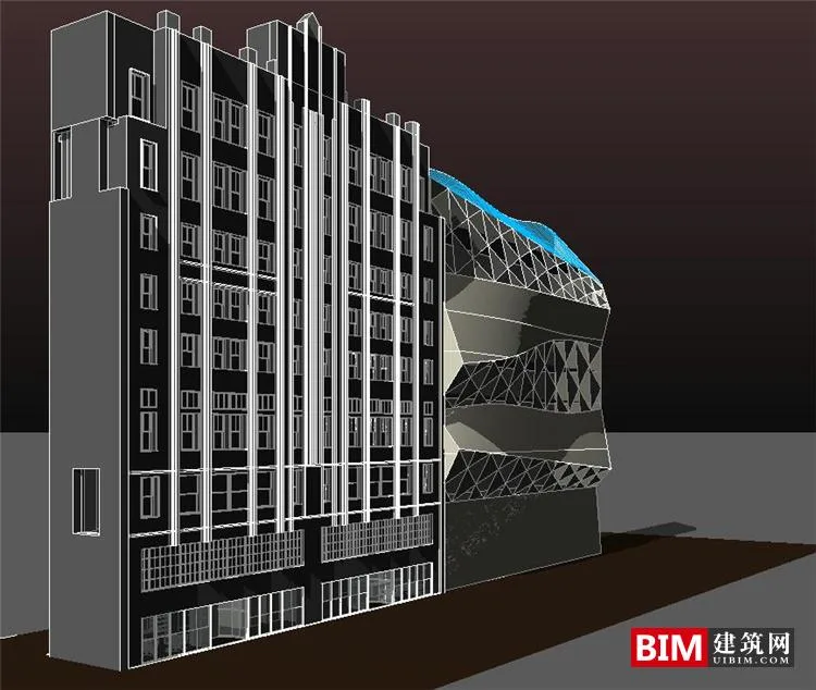 BIM Data | Revit Model - BIM Model for High rise Office Buildings