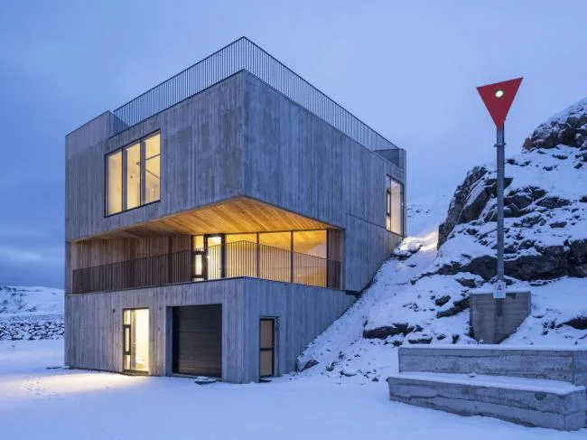 BIM Architecture: The Massive Stone Sentinel of East Borgafjord Visitor Center by Andersen & Sigurdsson Architects-BIM WORLD