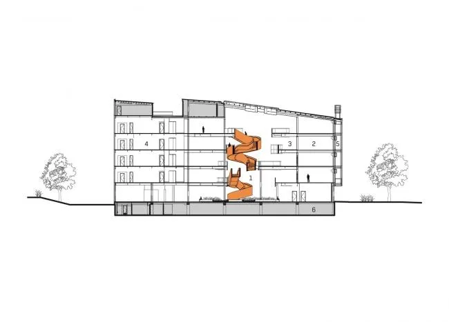 BIM Architecture | Interweaving and Free Flow of Curves: B: Hive Office Building/BVN+Jasmax