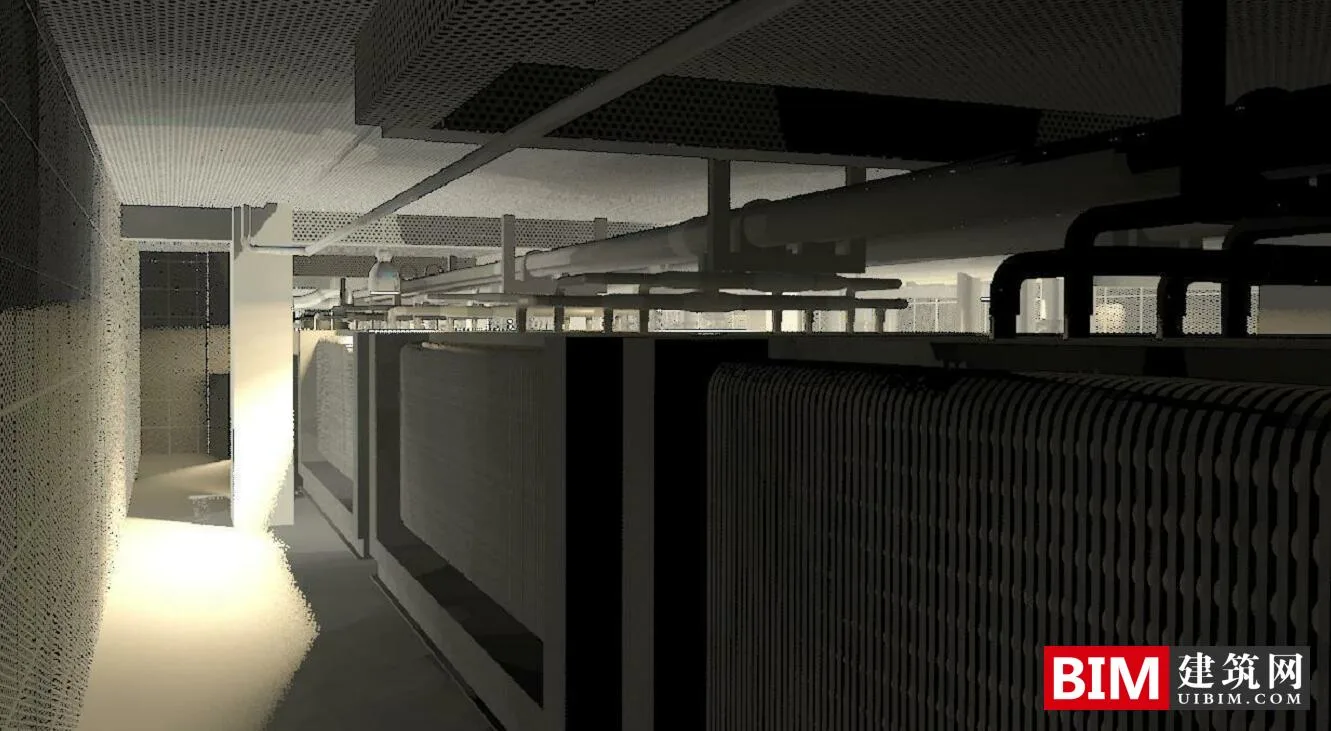 BIM Data | Revit Model - Computer Room BIM Model with Mechanical and Electrical Equipment